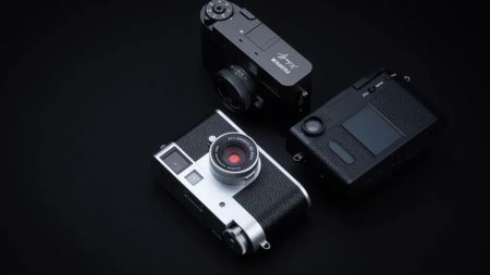 Fujifilm X-Half digital camera with retro design and vertical sensor