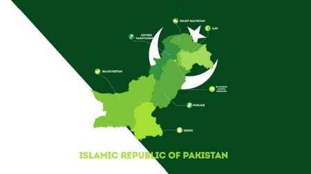 Map showing Pakistan’s strategic location, CPEC routes, and Gwadar Port