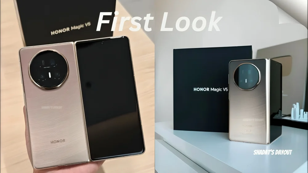 Honor Magic V5 Unboxing: First Look at Foldable Phone
