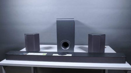 LG S95AR Dolby Atmos Soundbar with subwoofer and wireless rear speakers – 2025 model