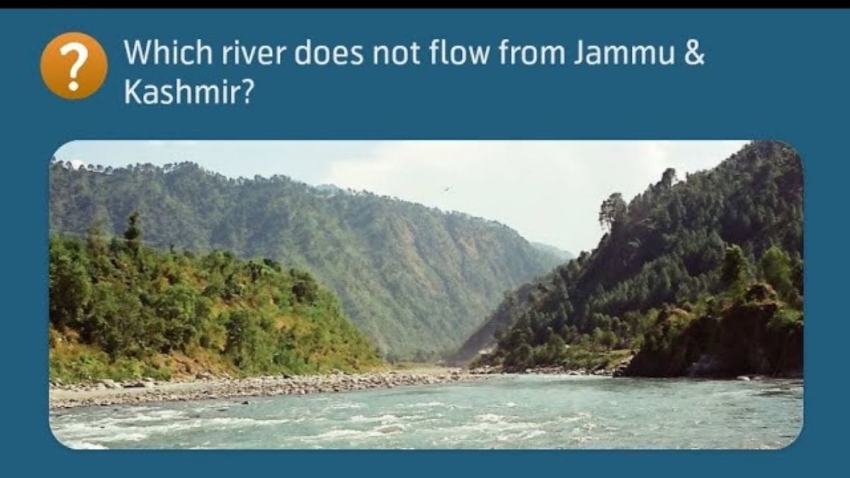 Godavari River origin map highlighting non-Jammu Kashmir source