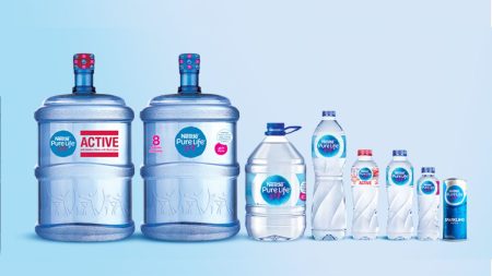 Bottles of popular mineral water brands available in Pakistan in 2025