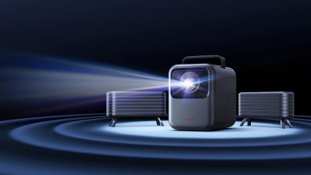 Nebula X1 Smart Projector with Dolby Vision in a home setup