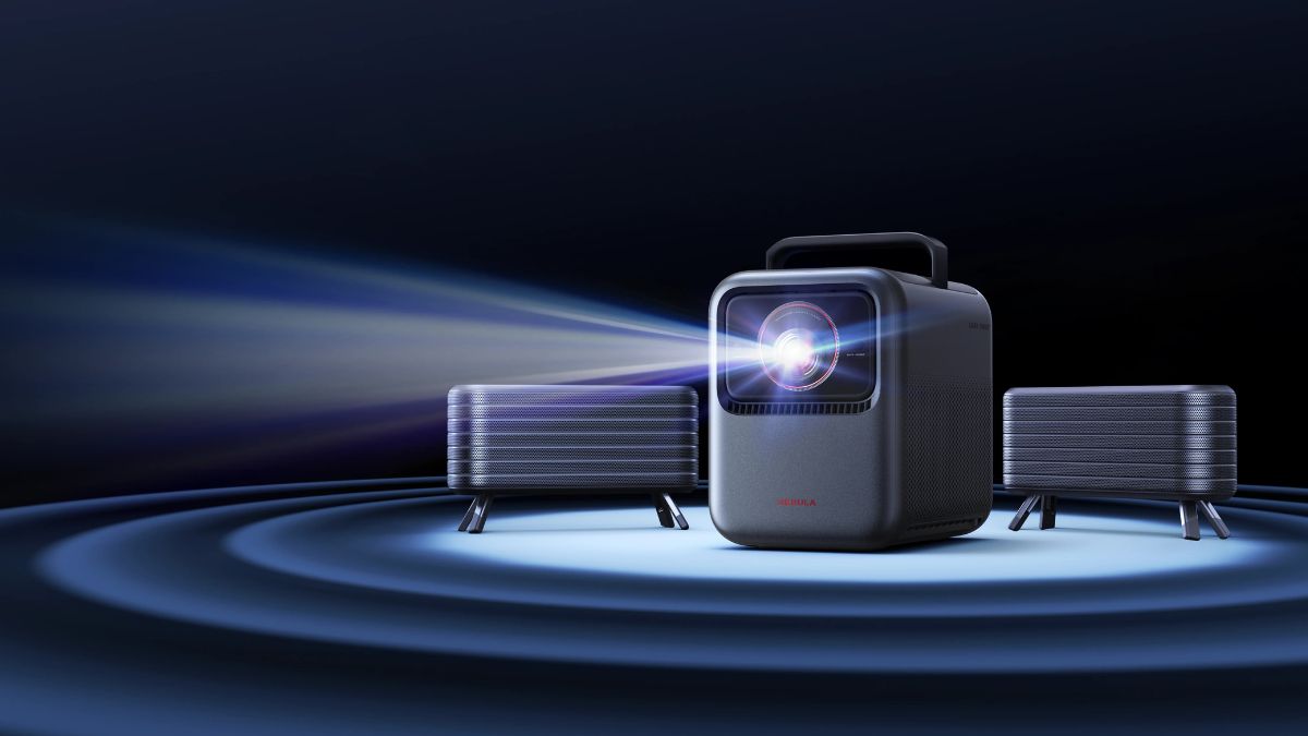 Nebula X1 Smart Projector with Dolby Vision in a home setup