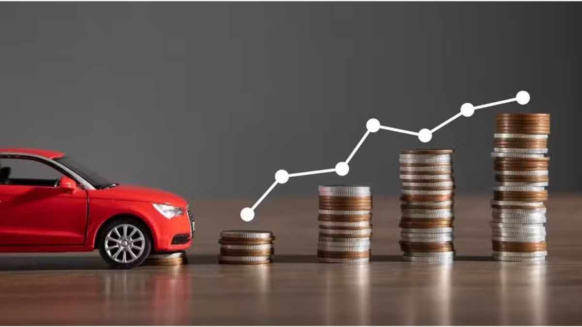 An image of various cars, including hybrid models, with a calculator icon overlaid, representing the new 18% sales tax in Pakistan.