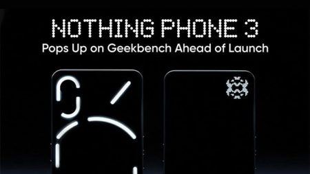 Nothing Phone 3 back panel and camera design with Glyph Matrix