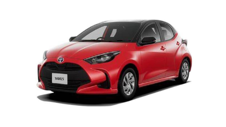 Front view of Toyota Yaris Hatchback 2025 parked in Pakistan