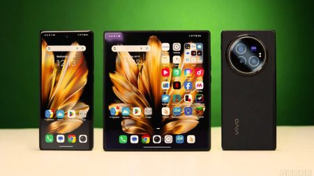Vivo X Fold5 with foldable AMOLED display and Zeiss cameras
