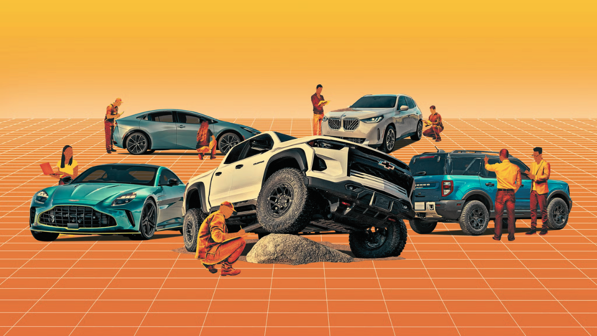 Modified car with matte wrap, digital dash, and custom wheels