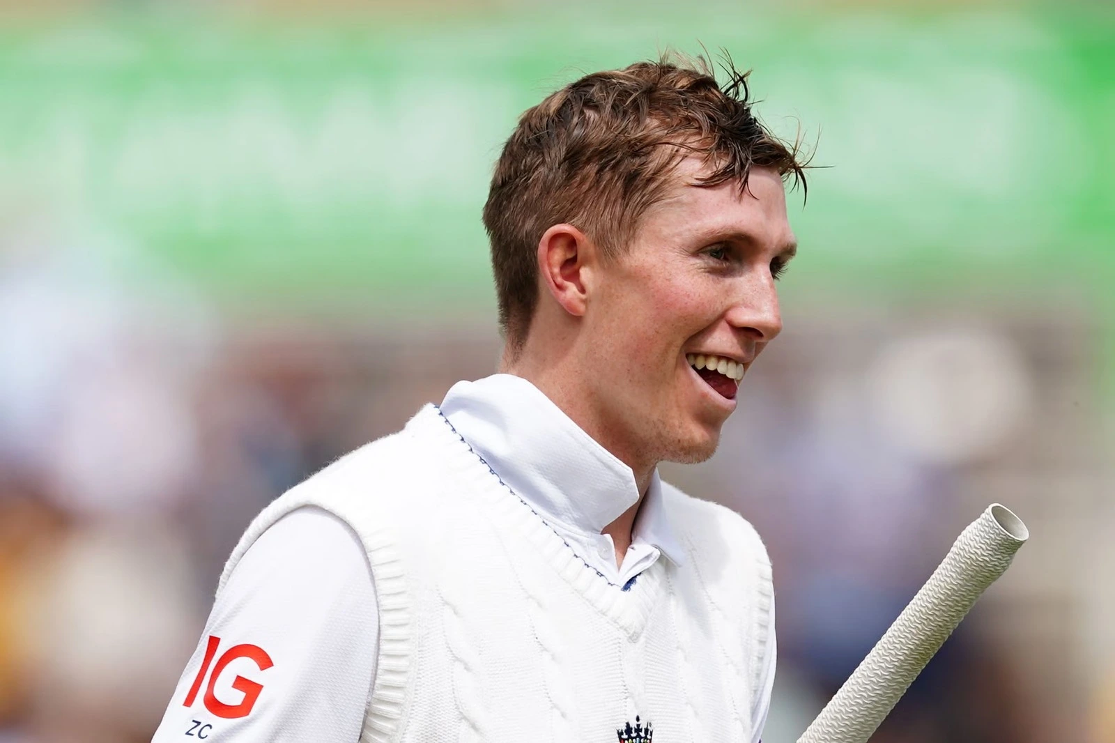 England’s Zak Crawley showed patience and strong technique on the second day of the fourth Test against India at the Old Trafford.