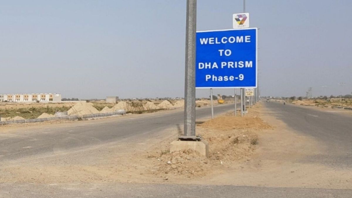 DHA Phase 9 Lahore map with plot prices and property overview