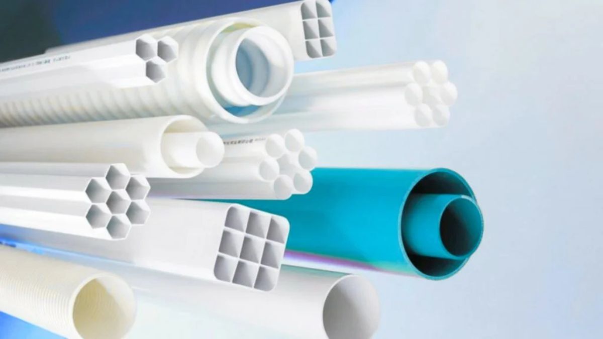 Technicians installing Dadex water and gas pipes in a construction project, Pakistan 2025