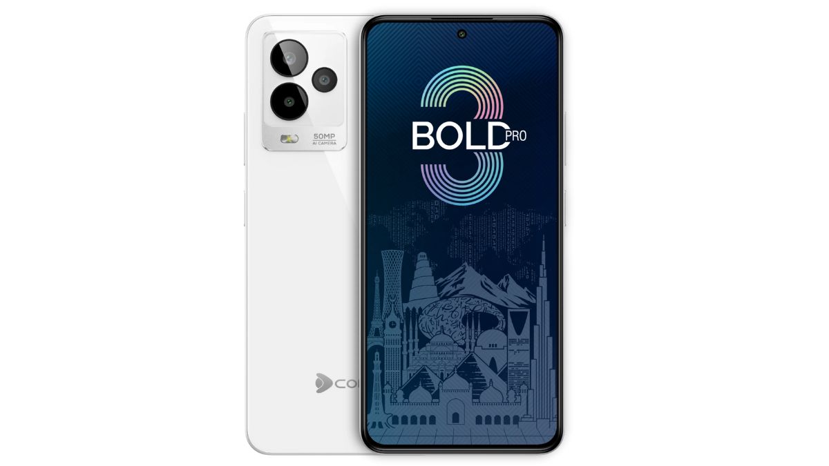 Dcode Bold 3 smartphone displaying front screen and rear triple camera setup