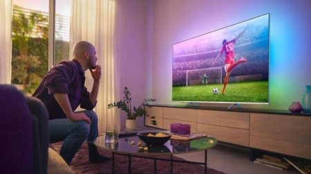 Ecostar 65 Inch QLED Android UHD TV Front View