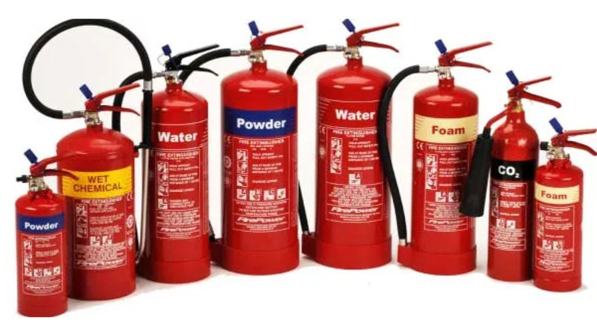 Different types of fire extinguishers with prices in Pakistan