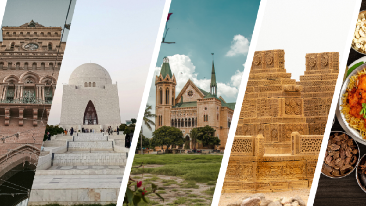 Colonial heritage buildings in Central Karachi 2025