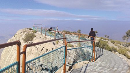 Cool weather and scenic view of Gorakh Hills in July 2025 with cloudy skies