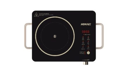 Homage electric stove with ceramic top and digital controls in Pakistan 2025