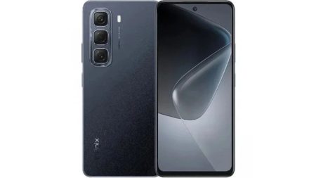 Infinix Hot 60i showing front display and rear camera module