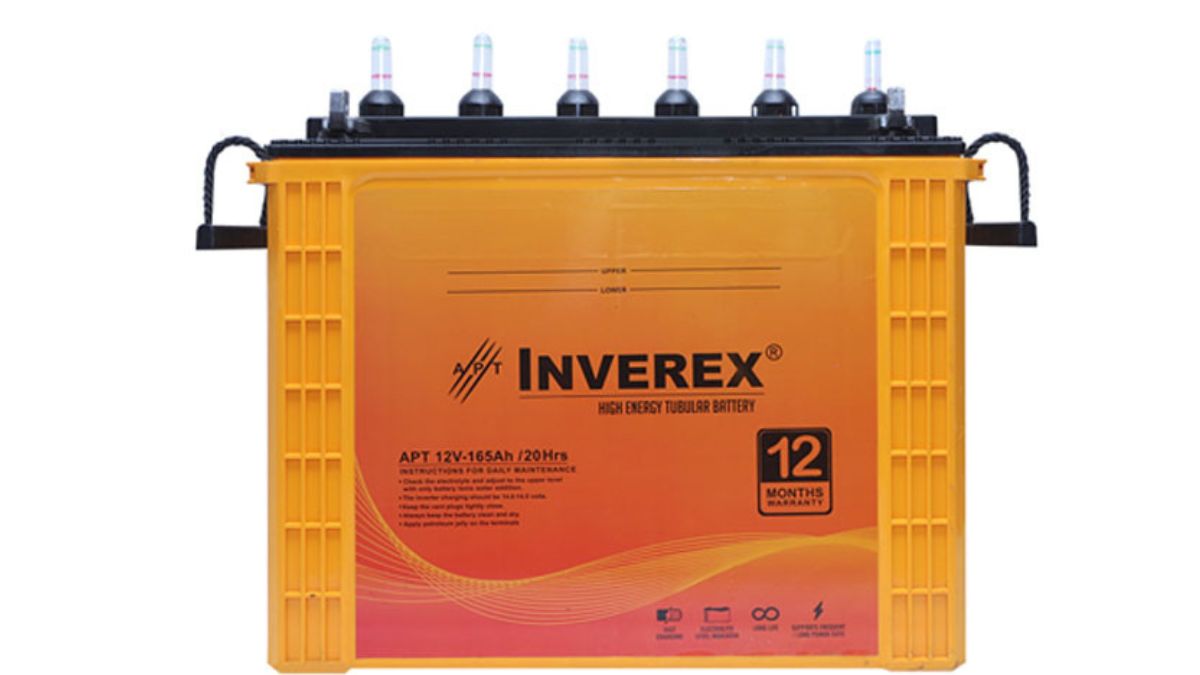 Inverex battery models in Pakistan 2025 including lithium and lead-acid options