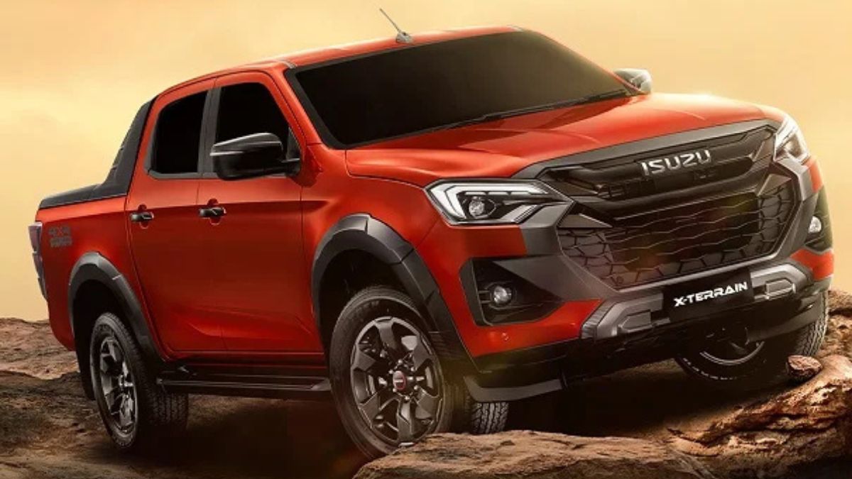 Isuzu D-Max 2025 off-road front side view in Pakistan