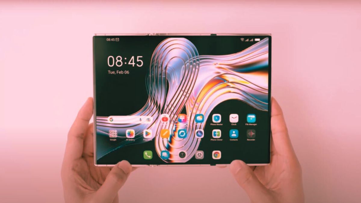 TECNO Phantom Ultimate G Fold Tri-Fold Rollable Concept Smartphone