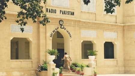 Radio Pakistan Karachi Station – Complete Guide to FM‑93 Karachi 2025 Exterior view of Radio Pakistan FM‑93 Karachi building