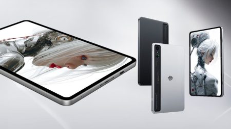 RedMagic Astra Gaming Tablet with 165Hz OLED display and RGB cooling