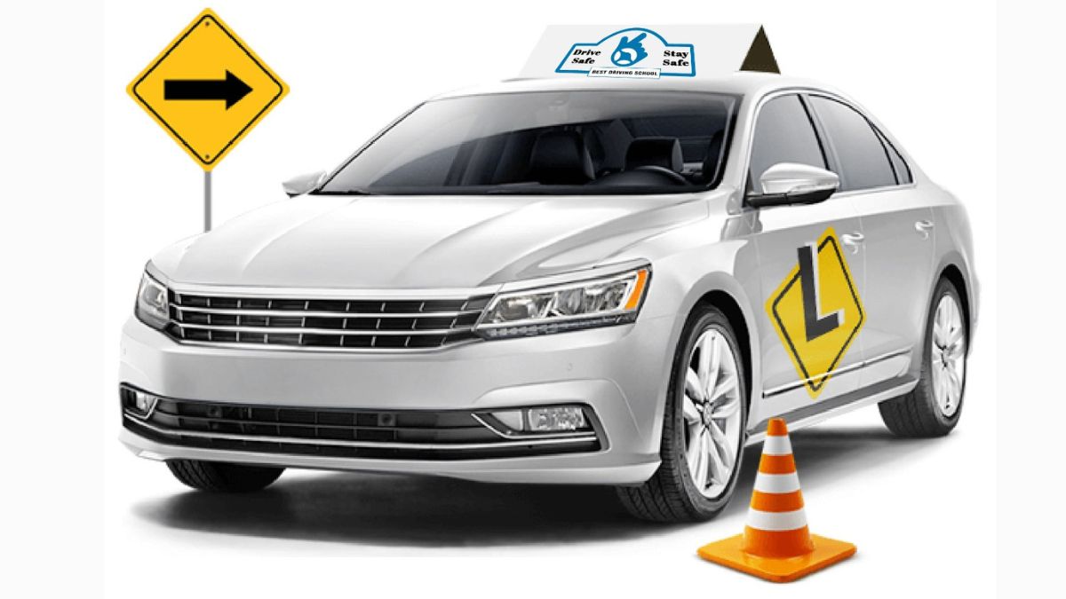 Driving instructor teaching student in Rawalpindi with car during 2025 training session