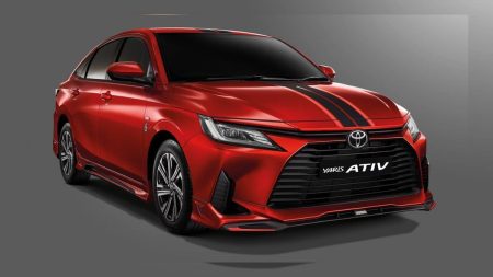 Toyota Yaris 2025 sedan parked for resale in Pakistan