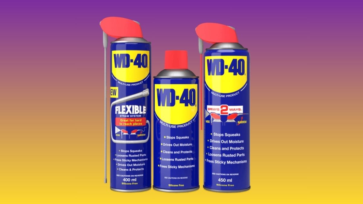WD‑40 spray cans of different sizes and types available in Pakistan 2025