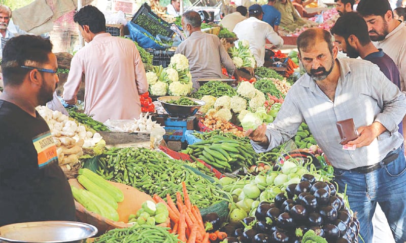 Food inflation in Pakistan as vegetable and wheat prices rise in 2025