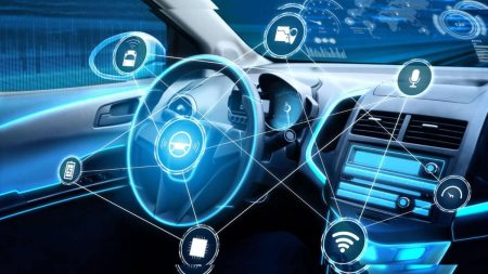 Advanced Driver Assistance Systems (ADAS): Features, Benefits & Future of Automotive Safety Illustration of ADAS technology with vehicle sensors and cameras enhancing road safety features