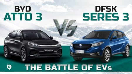 BYD ATTO 3 and DFSK Seres 3 electric SUVs comparison in Pakistan 2025
