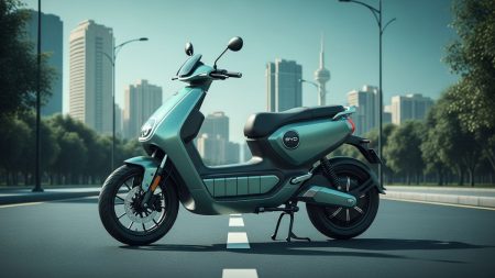 BYD electric bike in Pakistan 2025 with teal green theme