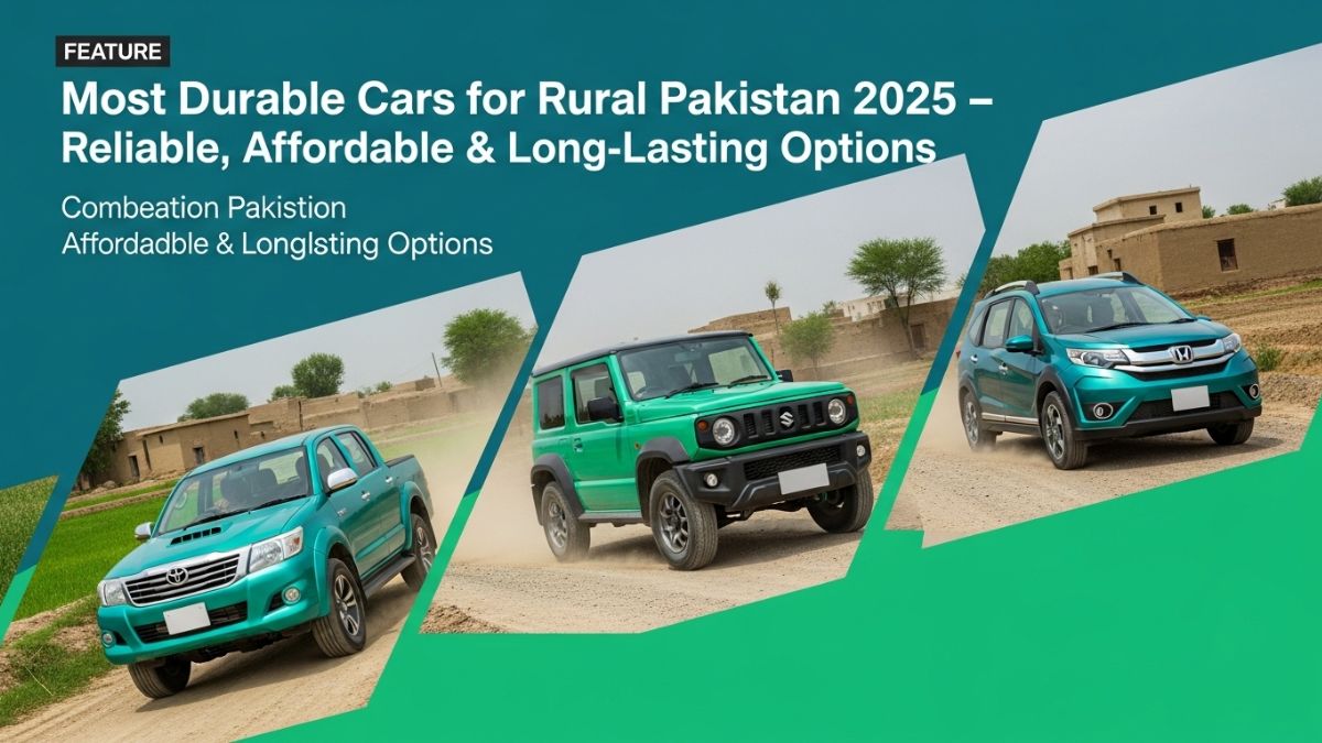 Durable vehicles designed for rural Pakistan’s tough roads in 2025