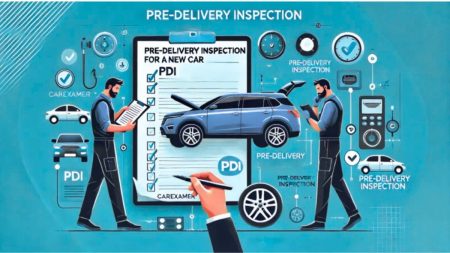 Pre-Delivery Inspection (PDI) for Cars in Pakistan: Complete Guide 2025 Buyer inspecting new car during pre-delivery inspection in Pakistan showroom
