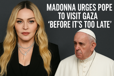 Madonna Urges Pope to Visit Gaza ‘Before It’s Too Late’