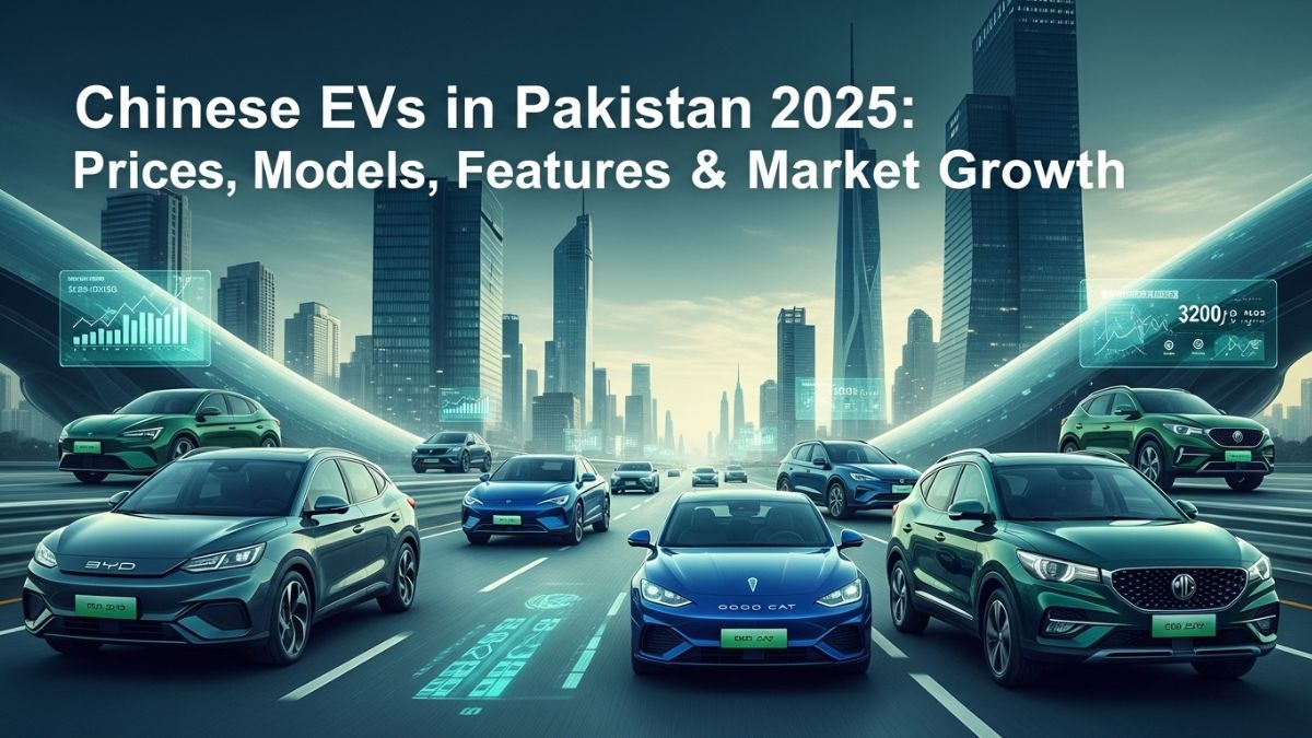 Chinese electric cars in Pakistan with latest models and market growth 2025