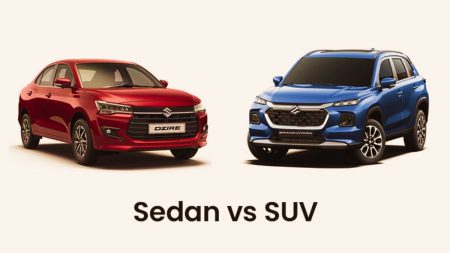Visual comparison of Compact SUV and Sedan in Pakistan 2025