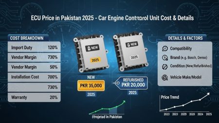 ECU Price in Pakistan 2025 – Car Engine Control Unit Cost & Details Car ECU unit price in Pakistan 2025 with cost details