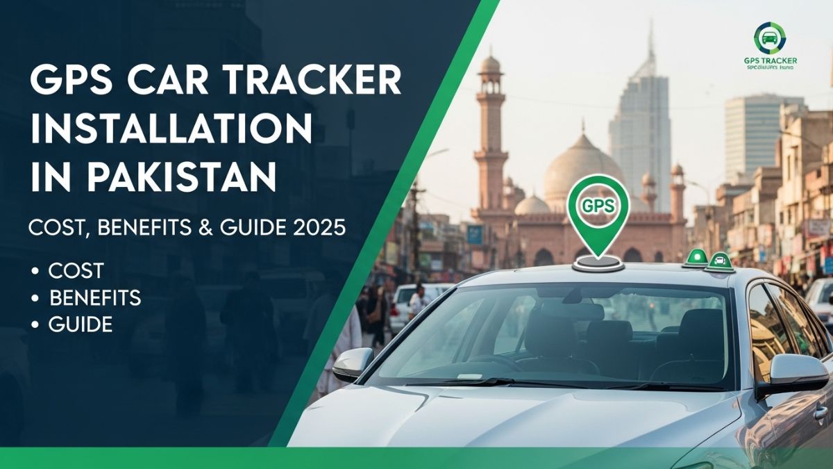 Car with GPS tracker installation in Pakistan 2025