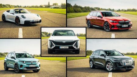 German Cars 2025 lineup featuring BMW, Mercedes-Benz, Audi electric models