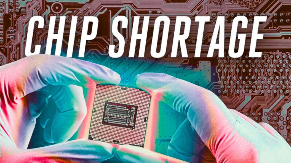 Automotive industry facing production delays due to global semiconductor chip shortage in 2025.