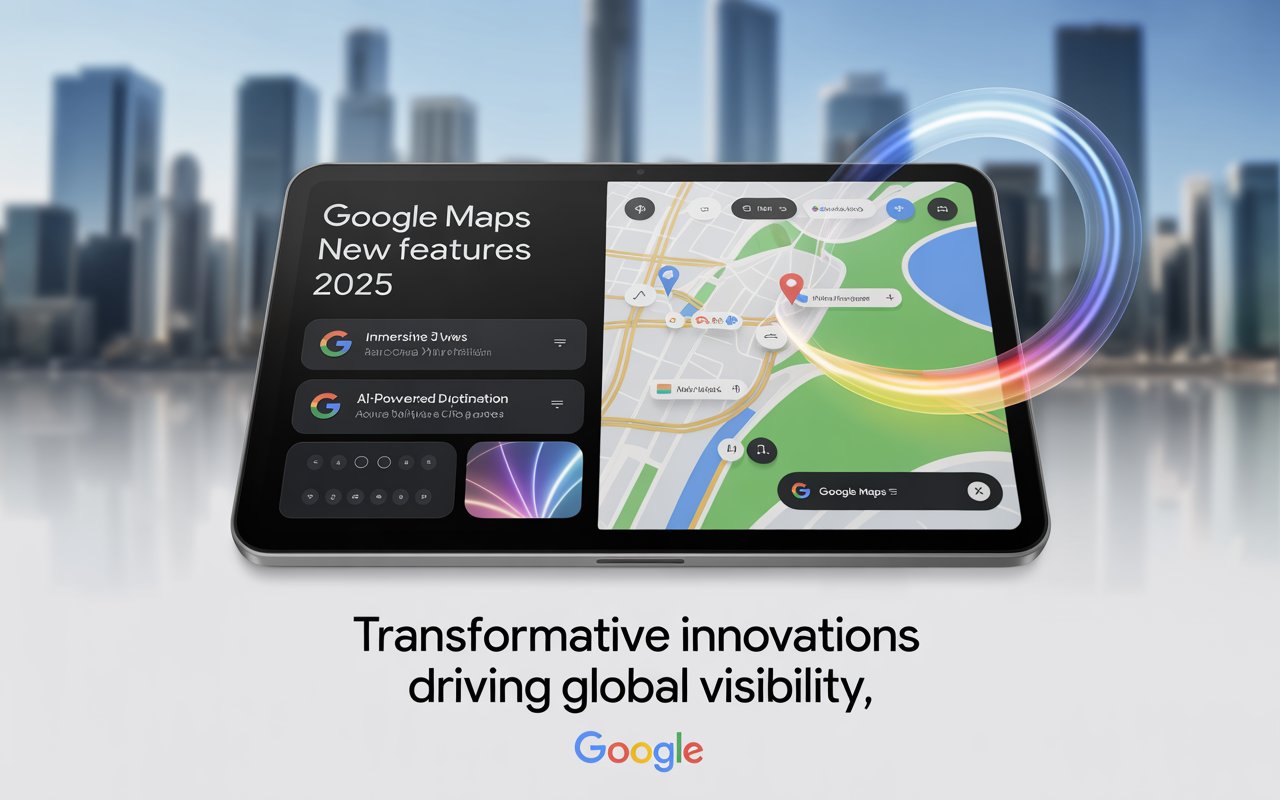 Top 7 Google Maps New Features 2025 | How Bloom Pakistan Leads the Future of Location Technology