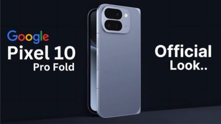 Google Pixel 10 Pro Fold official launch with waterproof design, 8-inch OLED foldable display, Android 16, and 5,015mAh battery.