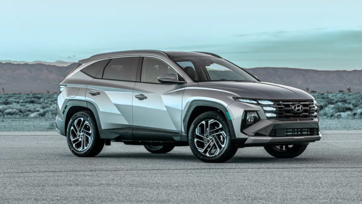 Hybrid car driving on city road in Pakistan with eco-friendly technology