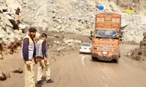 Karakoram Highway Cut Off After Rising River Levels in GB