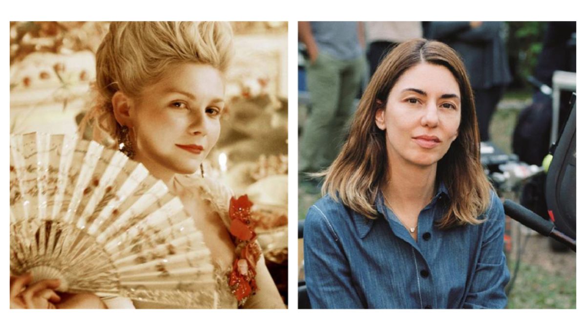 Kirsten Dunst with director Sofia Coppola preparing for their upcoming film in 2025