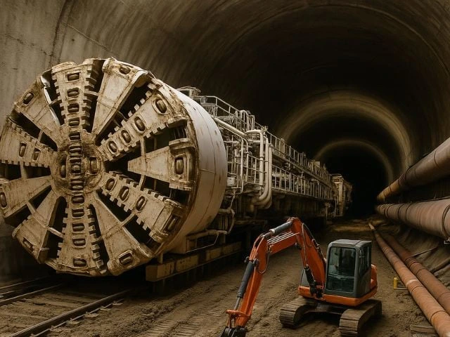 Lahore tunnel boring sewerage